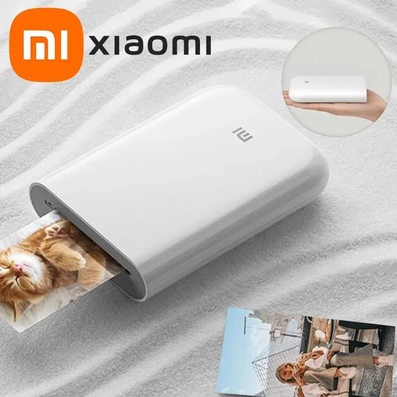 New Original Portable Mini Xiaomi Pocket Photo Printer Wireless Bluetooth Thermal Print