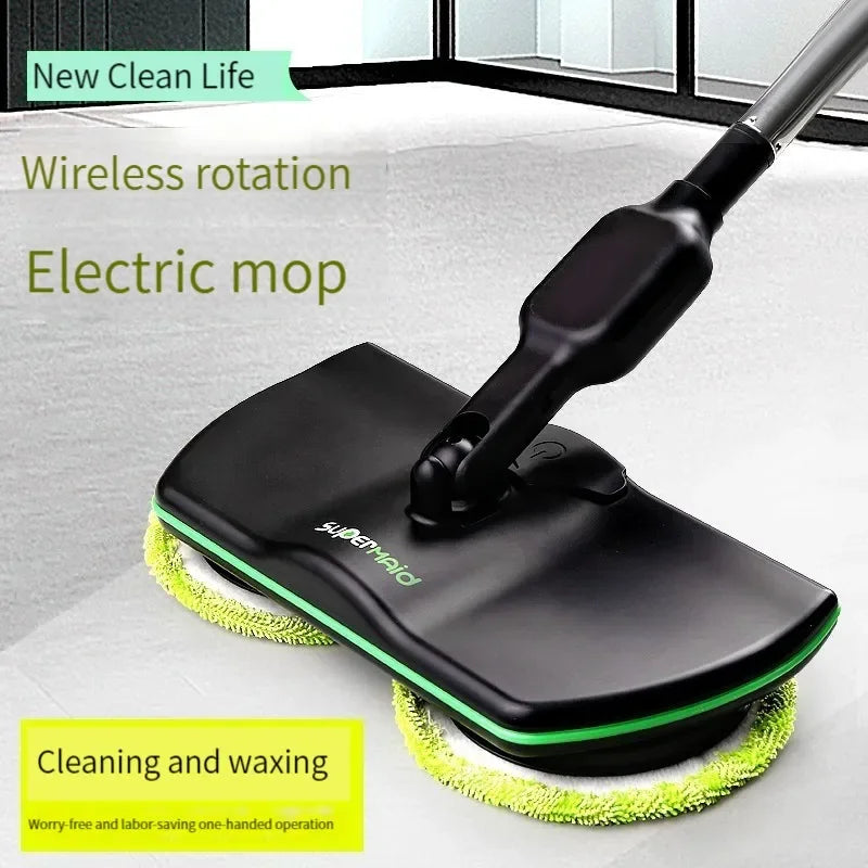 ECHOME Wireless Electric Mopping Machine 360°Rotary Mop Hand Push