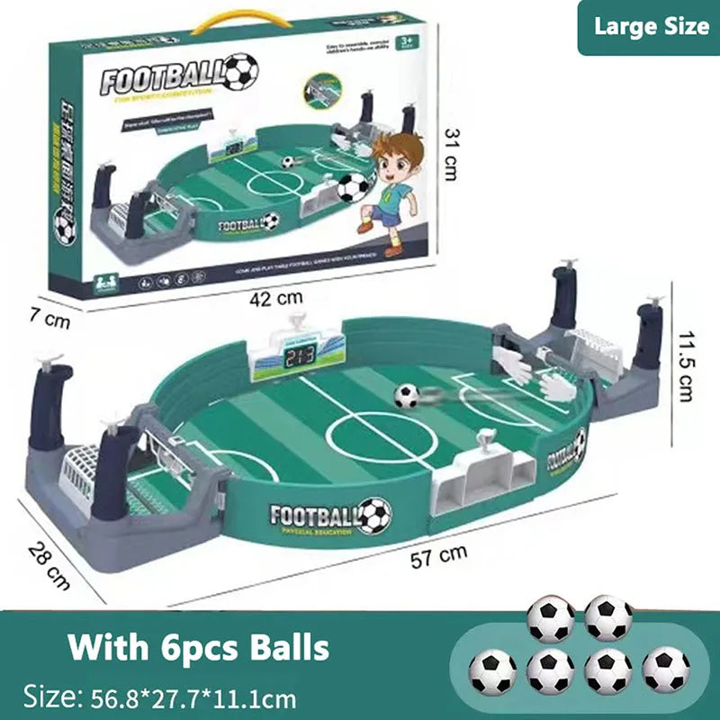 Interactive Table Football Game Board Parent-child Match Toy for Kids Mini Soccer