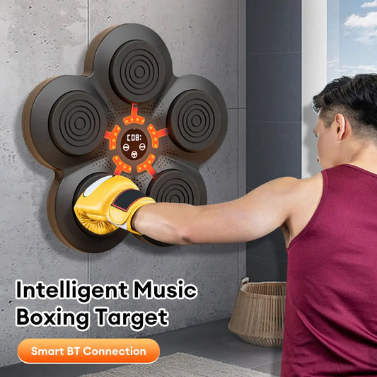 Smart Music Boxing Machine Wall Target LED Lighted Sandbag Relaxing Reaction